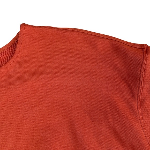 lululemon Softstreme Perfectly Oversized Cropped Crew Sweatshirt Solar Orange - Picture 11 of 16